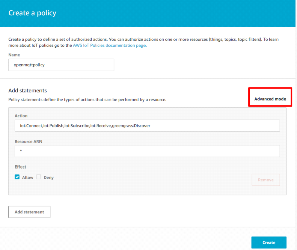 AWS tutorial step
