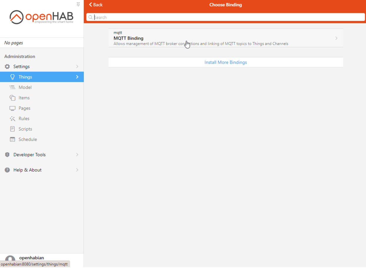 OpenHAB integration