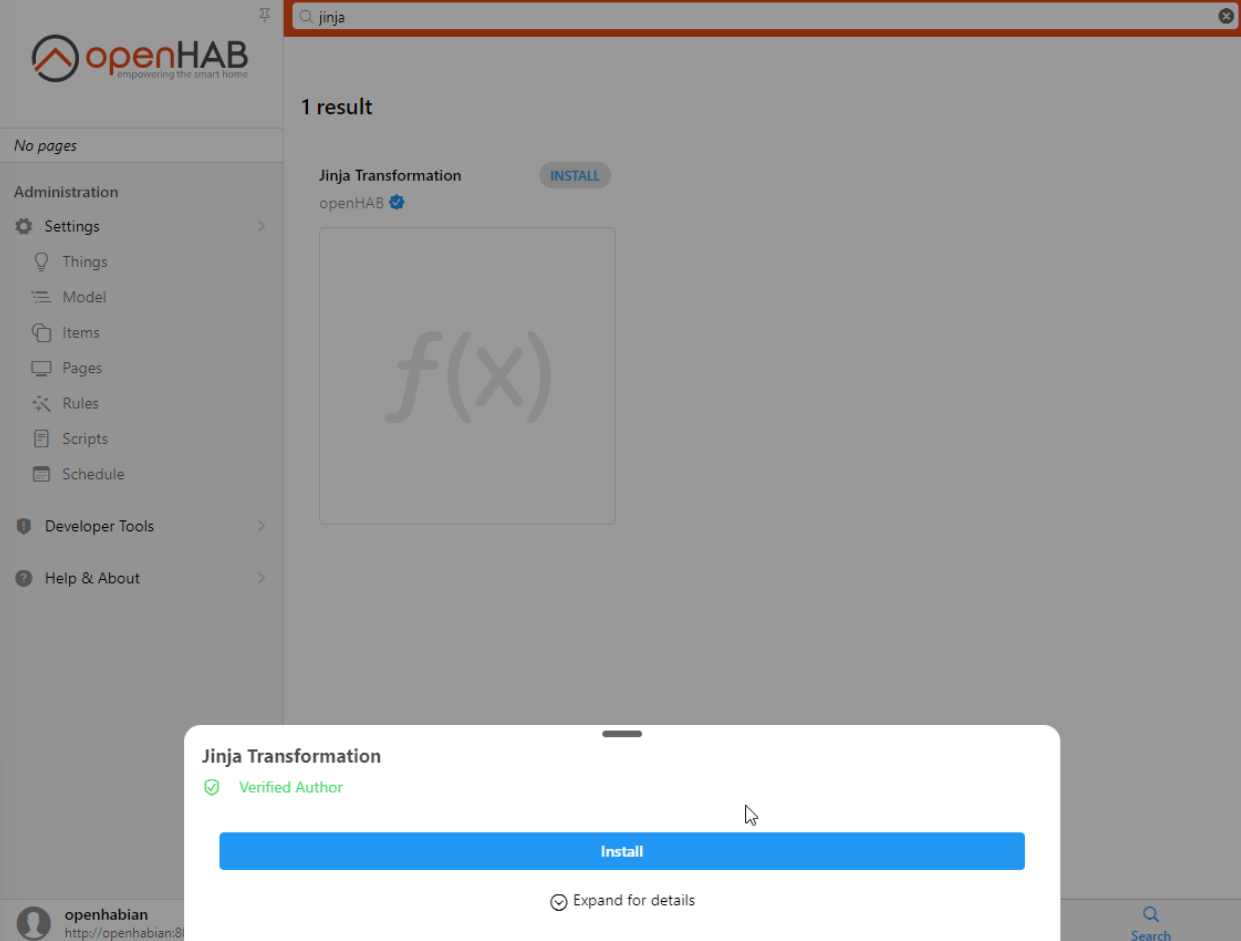 OpenHAB integration