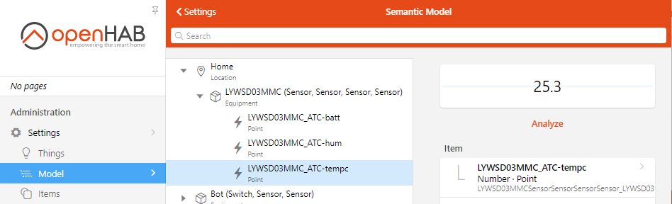 OpenHAB integration