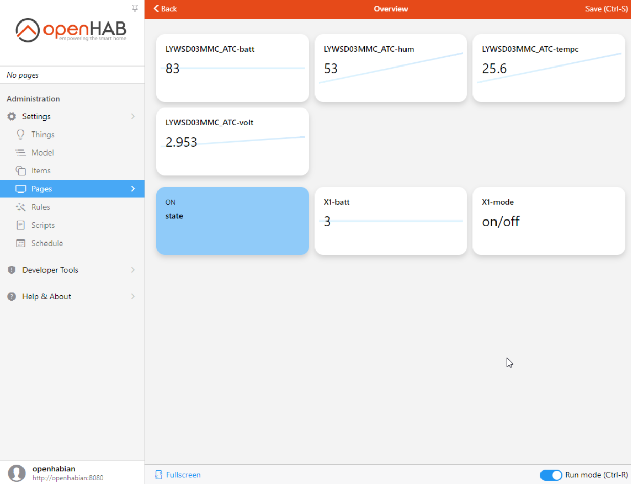 OpenHAB integration