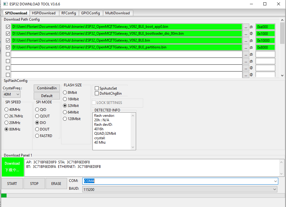 Flash download tool