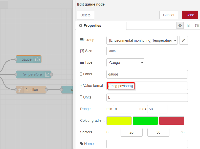 NodeRed integration